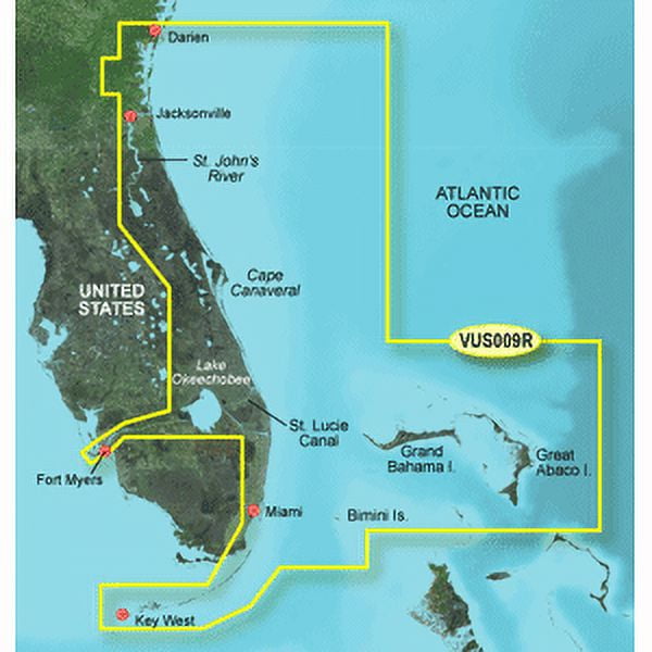 Garmin BlueChart? g3 Vision? HD - VUS009R - Jacksonville - Key West - microSD?/SD?