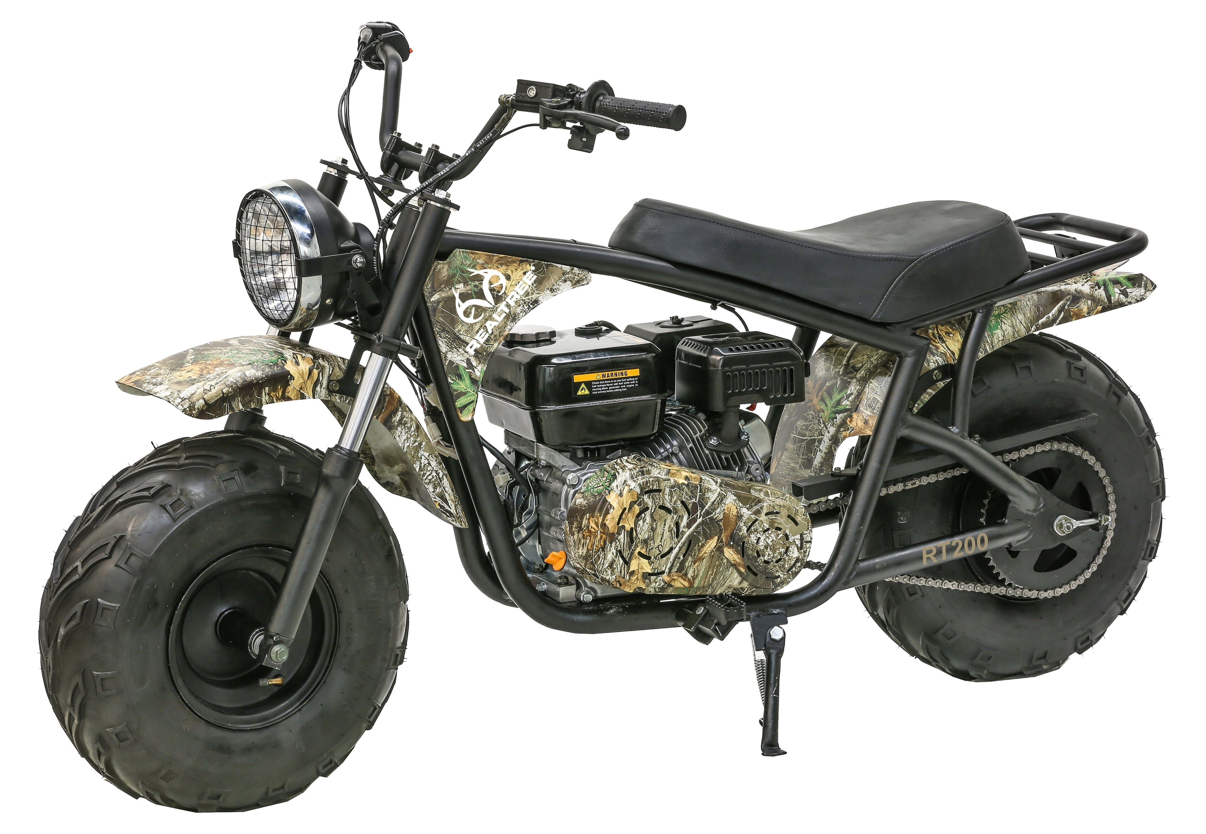 Realtree RT200 Gas Powered 196cc Camo Power Ride-On Mini Bike