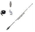 HUSTLER 102 WHIP CB Ham Antenna Stainless Steel, 9ft COAX, SPRING & MOUNT