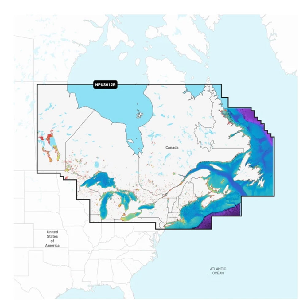 Navionics Platinum+ NPUS012R Canada, East and Great Lakes microSD