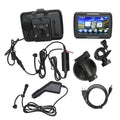 GPS Navigator System 4.3 Inch Rainproof GPS Truck Navigator with Map for Automobile Motorcycle Bicycle UK Map