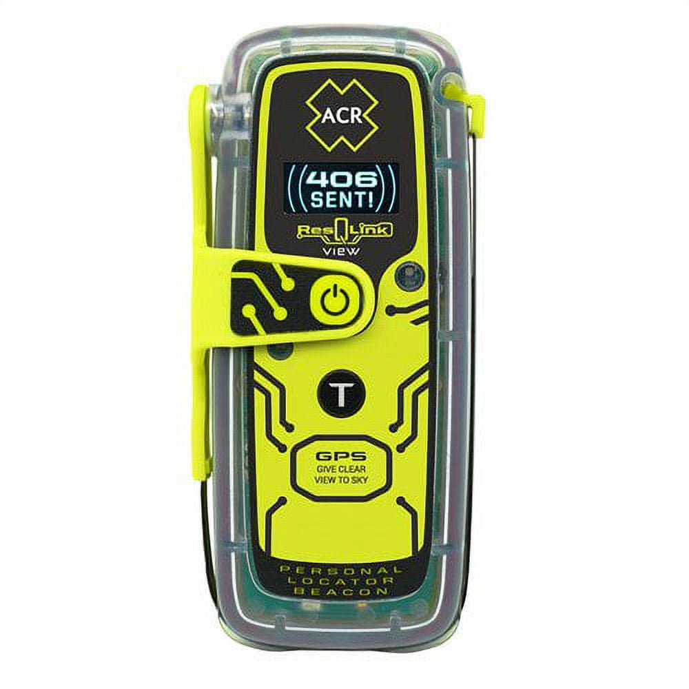 ACR ResQLink Sight - Electronic Personal Locator Beacon w/ Digital Display | Internal GPS & Floats | Hiking, Boating & All Outdoor Adventures