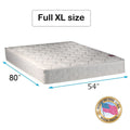 American Legacy Medium Firm Innerspring Full XL Mattress Only with Mattress Cover Protector Included - Fully Assembled, Orthopedic, Spine Support and Longlasting Comfort by Dream Solutions USA