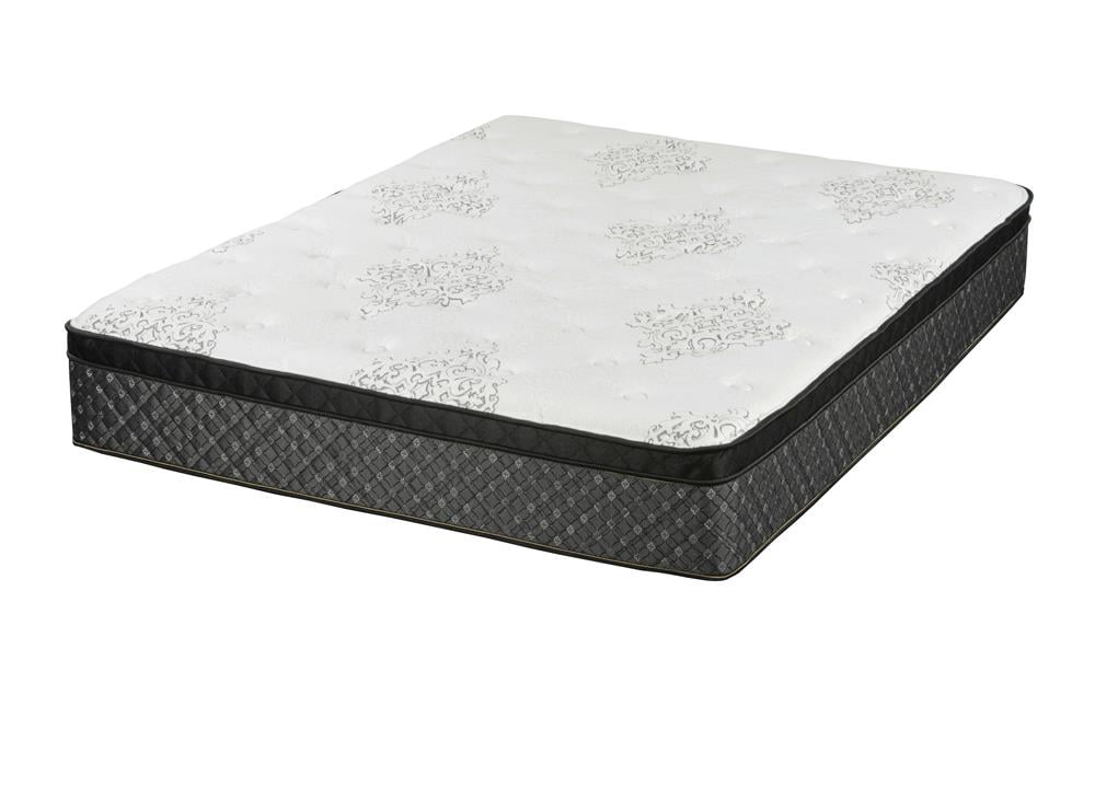 Aspen 12.5 California King Mattress White and Black