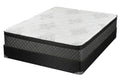 Aspen 12.5 Twin Mattress White and Black