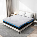 Avenco 10 Inch Grey Queen Gel Memory Foam Mattress in Camcorder Box with Detachable Cover, Queen Size Mattress
