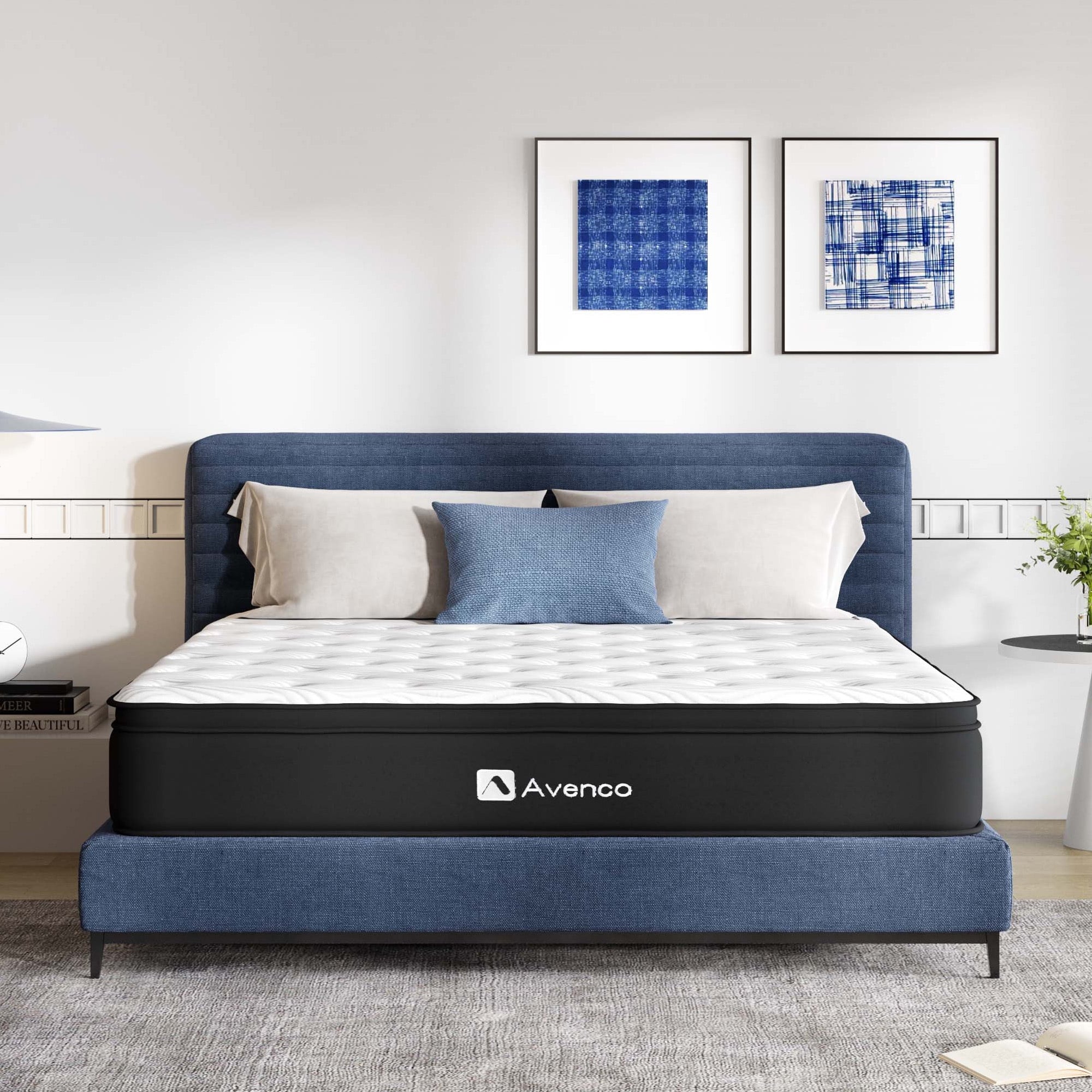 Avenco Dreamsail 10'' Adult Gel Memory Foam Pocket Spring Hybrid Mattress Full Size