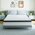 Babo Care Queen Mattress,12 Inch Medium Hybrid Mattress,Cooling Gel Memory Foam with Individually Pocket Springs,Mattress in box,CertiPUR-US