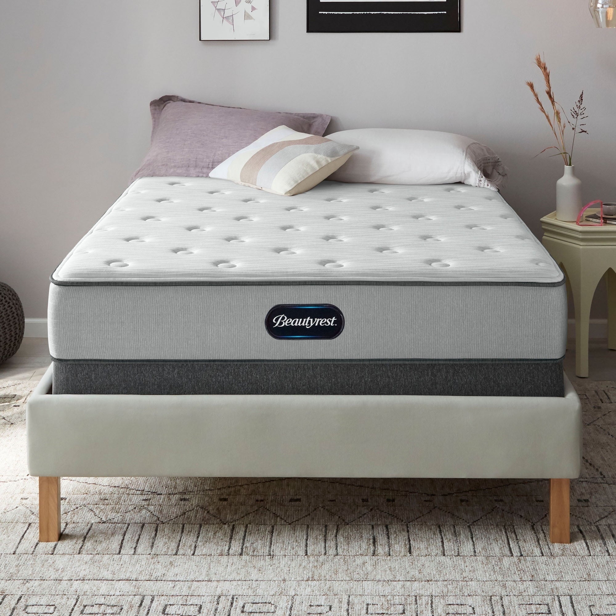 Beautyrest BR800 12 Medium Queen Innerspring Mattress; Fiberglass-Free