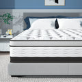 BedStory Queen Mattress 12 Inch Memory Foam Hybrid Mattress Medium Firm, Individually Wrapped Coils for Pressure Relief & Motion Isolation -Made in USA