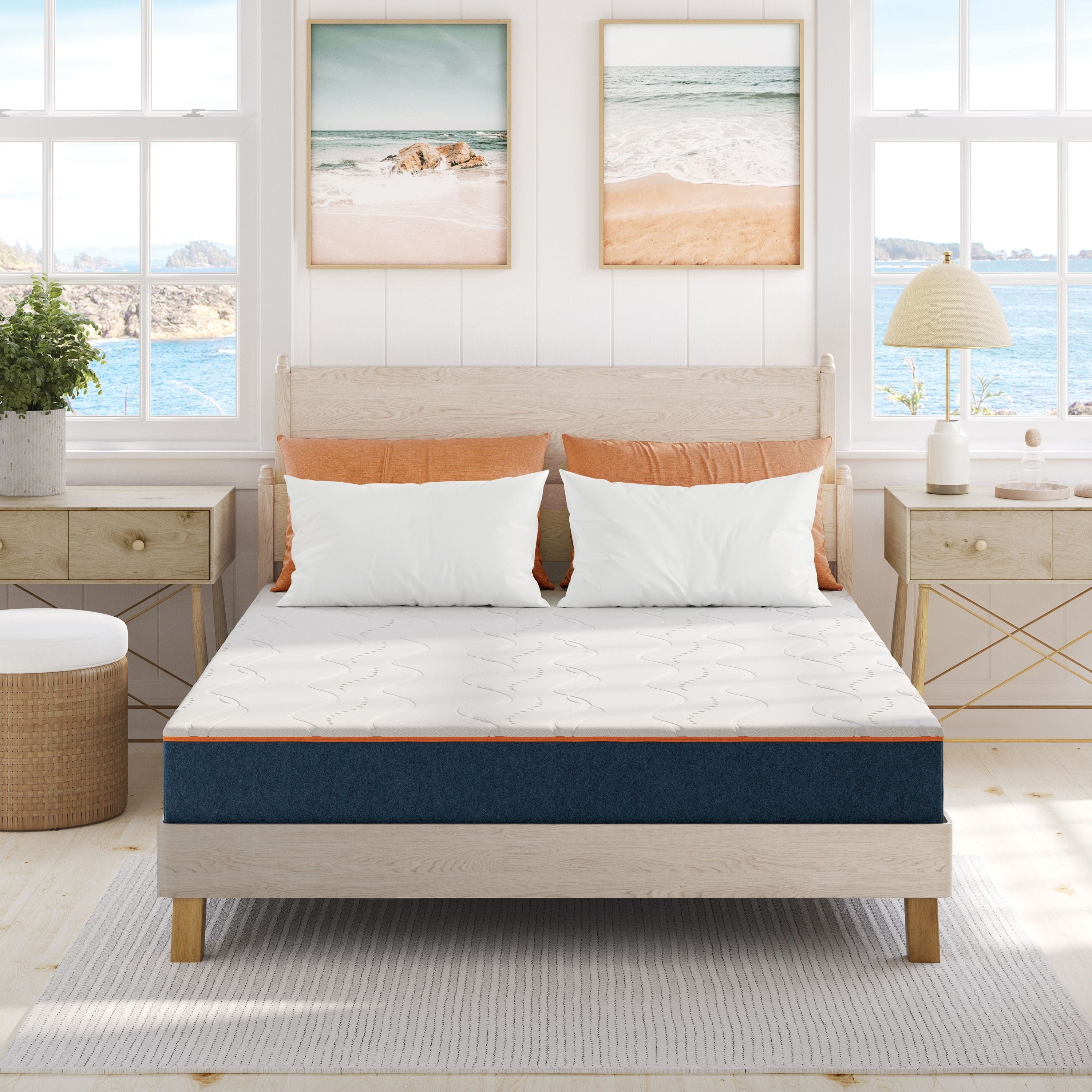Boyd Sleep Nautica Home Enliven 8 Medium Cooling Gel Memory Foam Mattress King