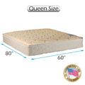 Dream Sleep Chiro Two-Sided Premier Orthopedic Mattress Only Queen (60 x80 x9 ) (Beige) - Sleep Support, Luxury Quality, Long Lasting Comfort by Dream Solutions USA
