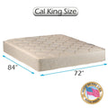 Comfort Classic 2-Sided Gentle Firm California King Mattress Only with Mattress Cover Protector Included - Fully Assembled, Orthopedic, Premium Density Foam, Long Lasting by Dream Solutions USA