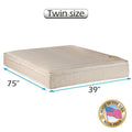 Comfort Pedic Extra Firm Pillow Top (Eurotop) Mattress Only (Twin 39 x75 x11 ) Sleep System with Enhanced Cushion Support, Fully Assembled, Plush Knit Cover, Great for your Back By Dream Solutions USA