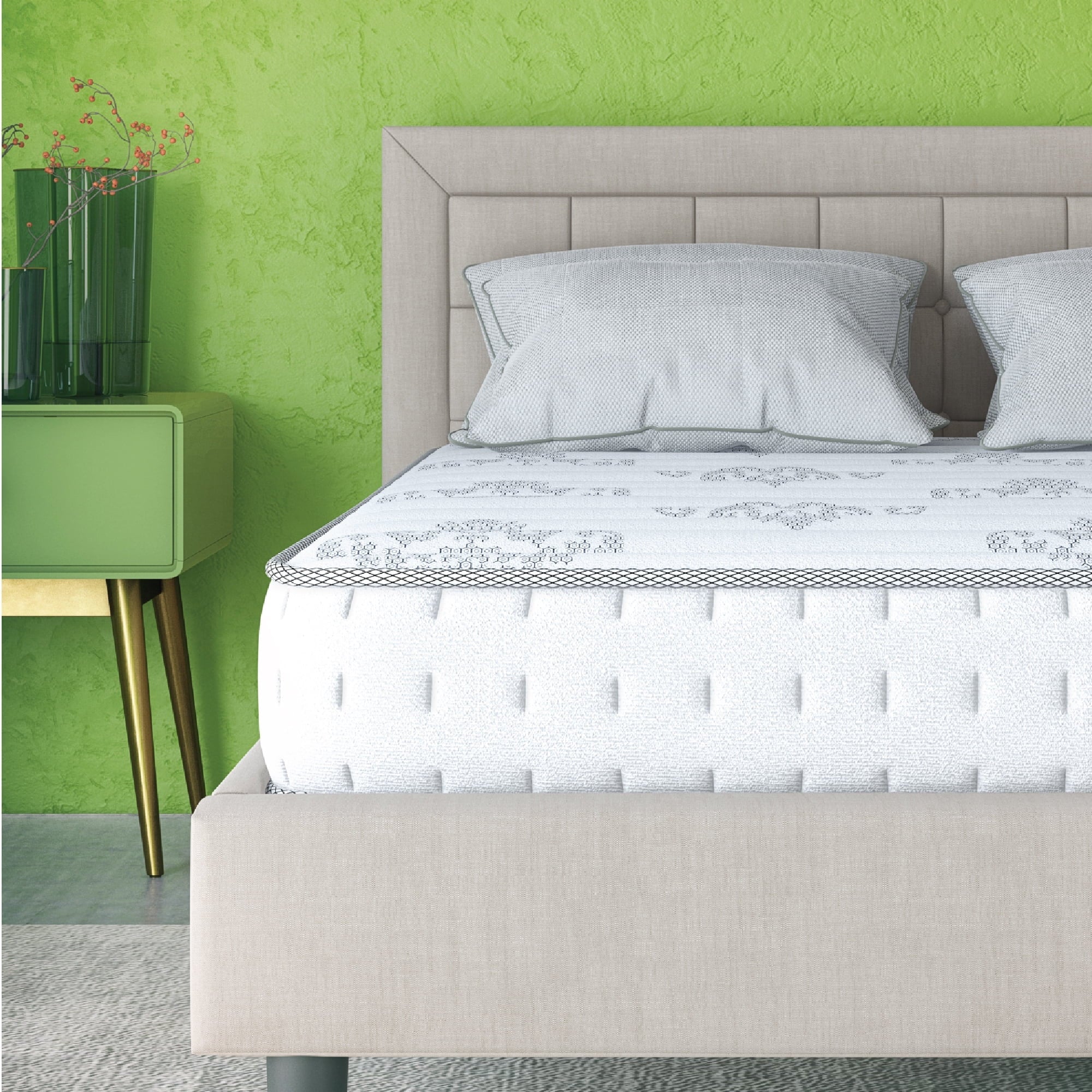 Cool Gel Decker 10 Hybrid Mattress, Twin XL