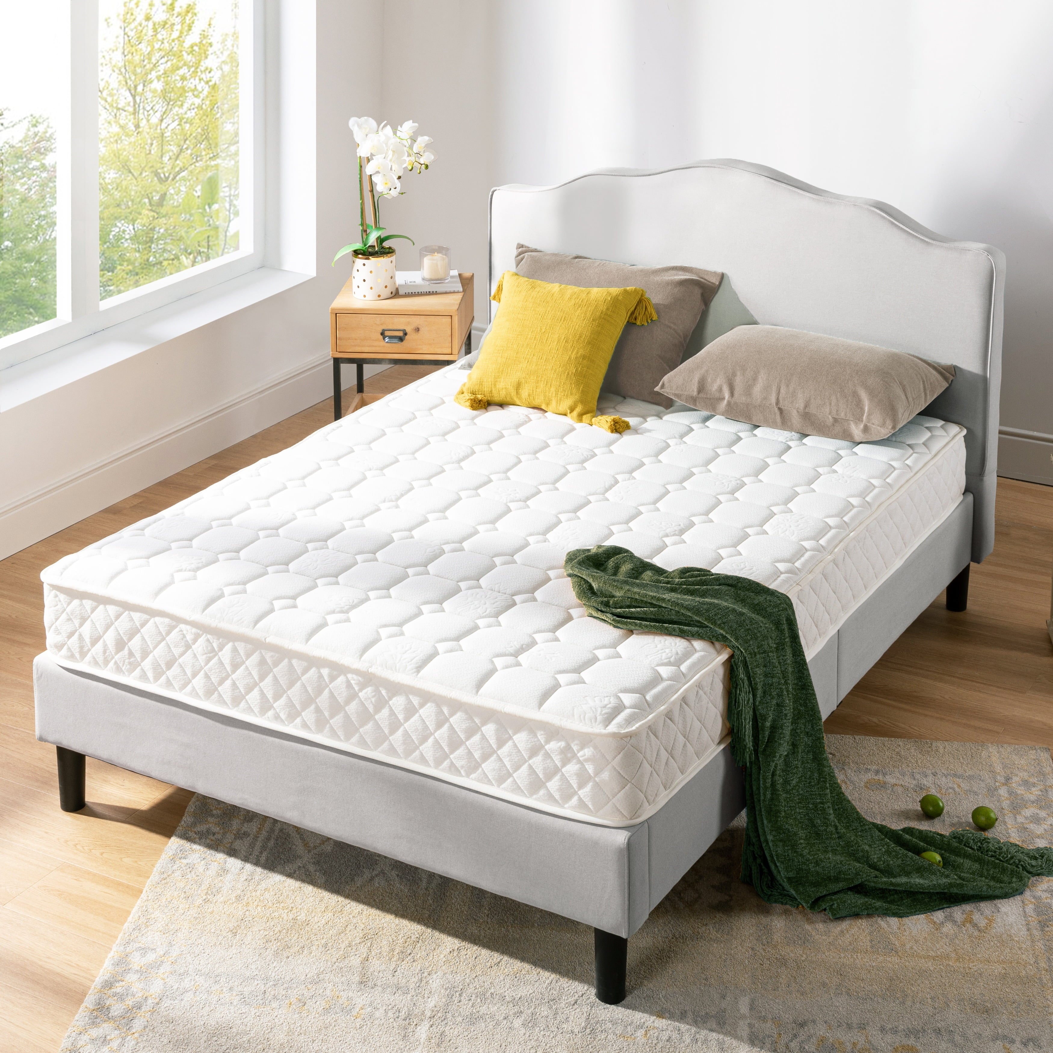 Crown Comfort Pocketed Coil Spring Mattress 8 inch By Queen