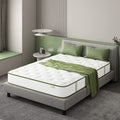 Crystli 12 Hybrid King Mattress Memory Foam Mattress with Wrapped Innersprings Medium Firm Bed-in-a-Box CertiPUR-US Certified King Mattresses