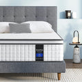 DALEI Twin XL Mattress, 10 Inch XLong Twin Hybrid Mattress, Cool Memory Foam with Motion Isolating Individually Wrapped Coils, Supportive & Pressure Relief, Breathable & Comfortable