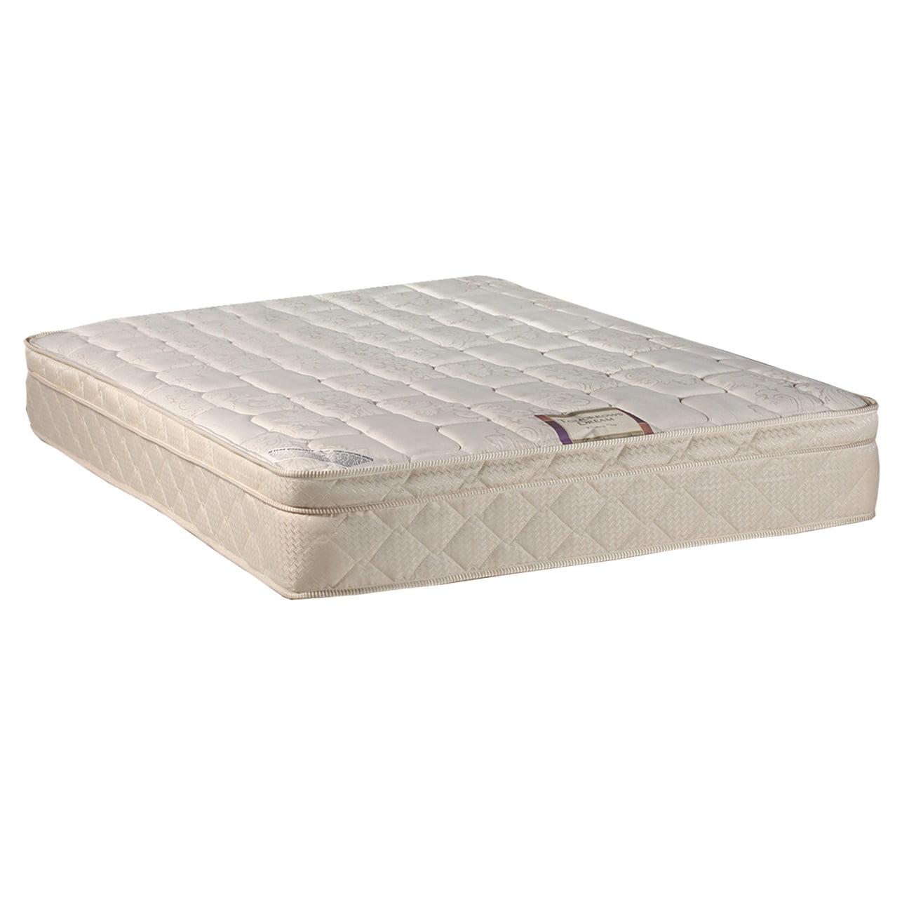 DS USA Dream World Inner Spring Pillowtop (Eurotop) Full Size (54 x75 x10 ) Mattress Only - Medium Soft, Fully assembled, Orthopedic, Good for your back, Superior Grade by Dream Solutions USA