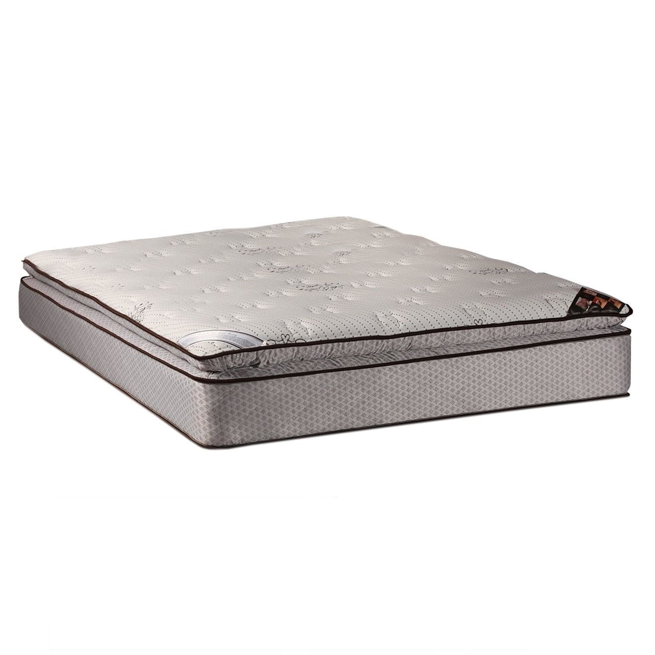 DS USA Spinal Dream Plush PillowTop Queen Size Mattress Only with Mattress Cover Protector - Sleep System with Enhanced Cushion Support, Orthopedic, Longlasting, Fully Assembled by Dream Solutions USA