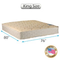 Dream Sleep Chiro Premier Gentle Firm King 2-Sided Mattress Only with Mattress Protector Included (Beige) - Orthopedic, Innerspring coils, Long Lasting Comfort by Dream Solutions USA