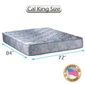 Dream Sleep Chiro Premier Orthopedic (Blue) Cali King Mattress Only - Fully Assembled, Good for your back, Superior Quality, Longlasting and 2 Sided by Dream Solutions USA