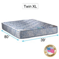 Dream Sleep Chiro Premier Orthopedic (Blue) Twin XL Mattress Only - Fully Assembled, Good for your back, Great Quality, Longlasting and 2 Sided by Dream Solutions USA