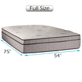 Dream Solutions USA Fifth Ave Extra Soft Plush Foam Encased Eurotop (Pillow Top) Mattress Only (Full 54 x75 x13 ) - Sleep System with Enhance Support, Fully Assembled, Orthopedic, Longlasting