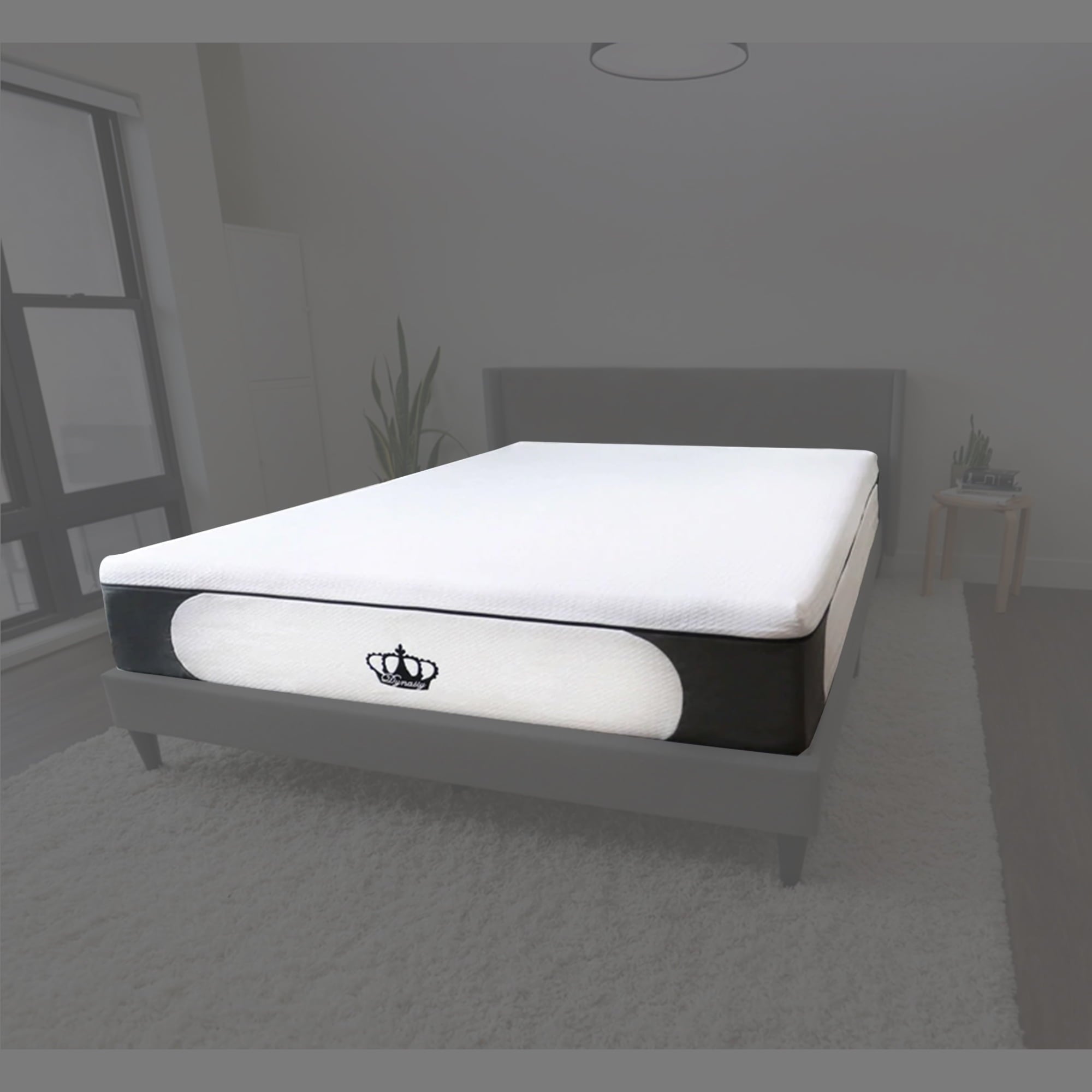 DynastyMattress 14.5¡± Inch CoolBreeze Plush Medium Soft Gel Memory Foam Mattress Bed, Size King USA Made