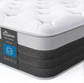 Eseren Twin Mattress 8 , Individual Pocket Spring Hybrid Mattress with Gel Memory Foam, Motion Isolation, Medium Firm Support, Breathable Twin Mattress in Camcorder Box, 75 *39 *8' , Twin Size