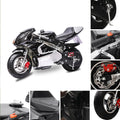 FRP 2 Stroke Pocket Bike 02, Mini Bike for Kids Max Weight 165 LB, Streamline Style Mini Pocket Bike W/ Strong Dual Brakes, Racing Pocket Rocket Max Speed 20 Mph, Black