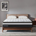 Campmoy 13 Innerspring Mattress, Hybrid Mattress Comfort Foam and Pocket Spring Mattress in Camcorder Box-Queen