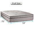 Fifth Ave Plush Extra Soft Foam Encased Eurotop (PillowTop) Mattress Only (Full 54 x75 x13 ) Sleep System with Enhance Support- Fully Assembled, Plush Knit Cover, Orthopedic by Dream Solutions USA