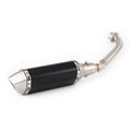 For Suzuki Burgman 400 2006-2016 Skywave 400 06-16 AN400 Field of view 400 Escape Slip-on Motorcycle Exhaust Muffler With Header Link Pipe