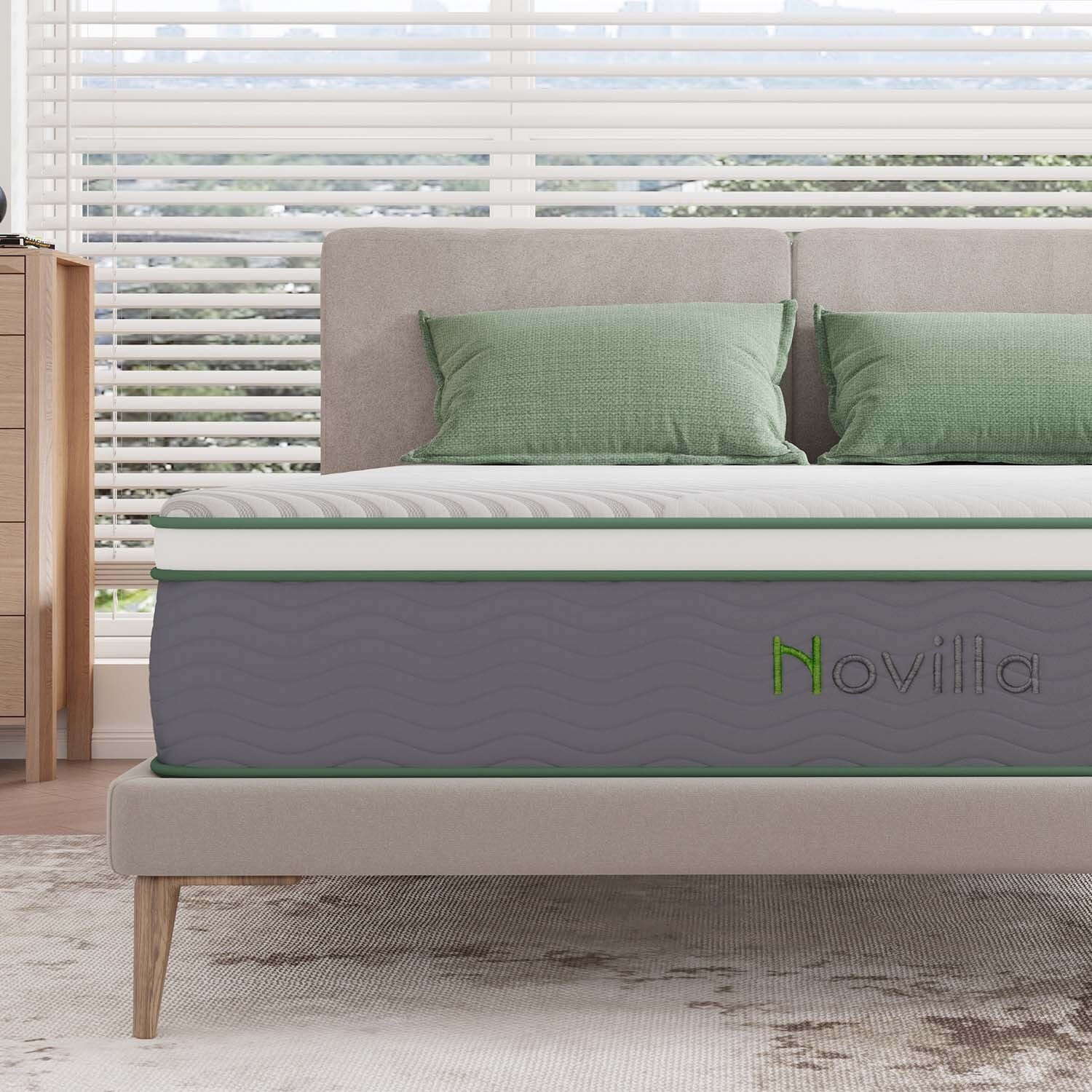 Full Mattress, Novilla 10'' Hybrid Mattresses Gel Memory Foam, Bed Mattress Full