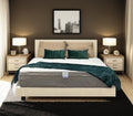 Full Size Mattress - 8 Inch Comfort Foam & Spring Hybrid Mattress - Euro Top - Medium Firm - Oliver & Smith