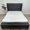 Full size Mattress - 6 Inch Cool Premium Density Comfort Organic Foam Mattress - Breathable - Euro Top - Medium Firm - Oliver & Smith
