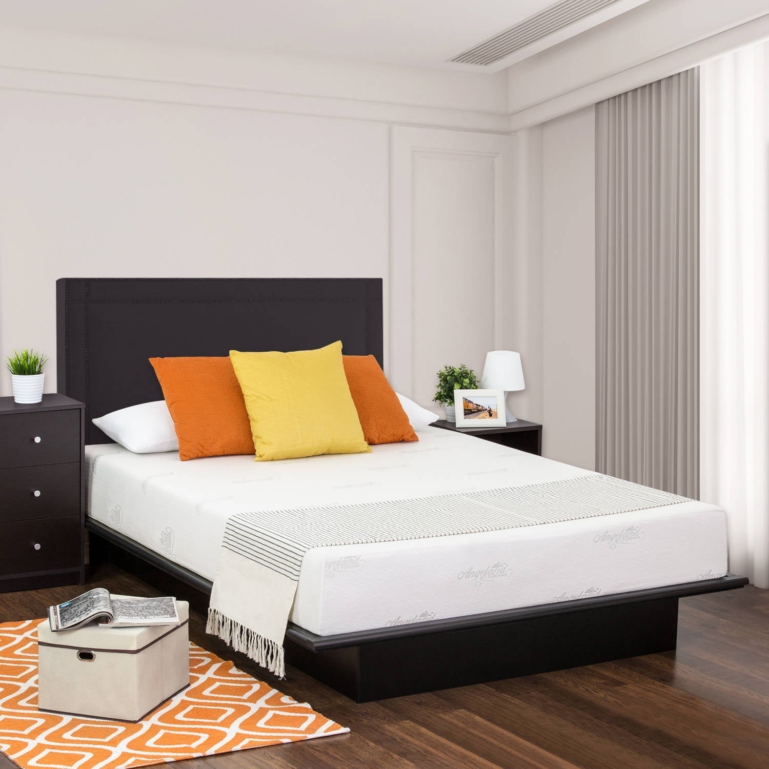 Furinno 10 Viscoelastic Gel Memory Foam Mattress, Multiple Sizes