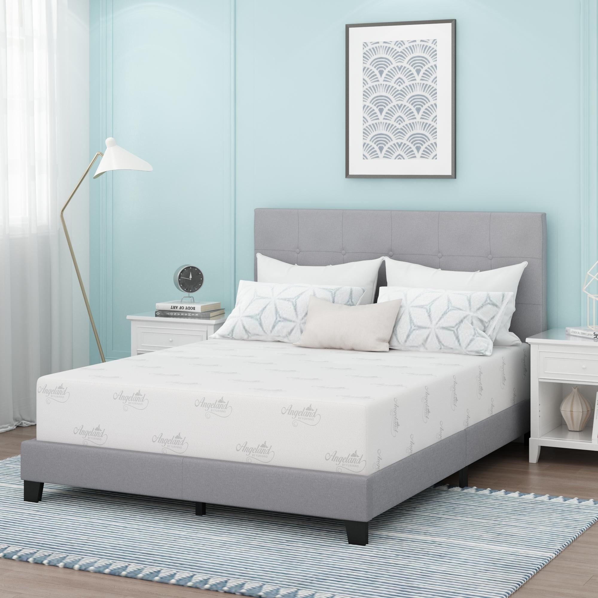 Furinno Angeland Luxury III Gel Infused Memory Foam Mattress, 12-Inch, King