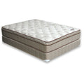 Furniture of America Sandroman Fabric Twin Euro Top Coil Mattress in Beige