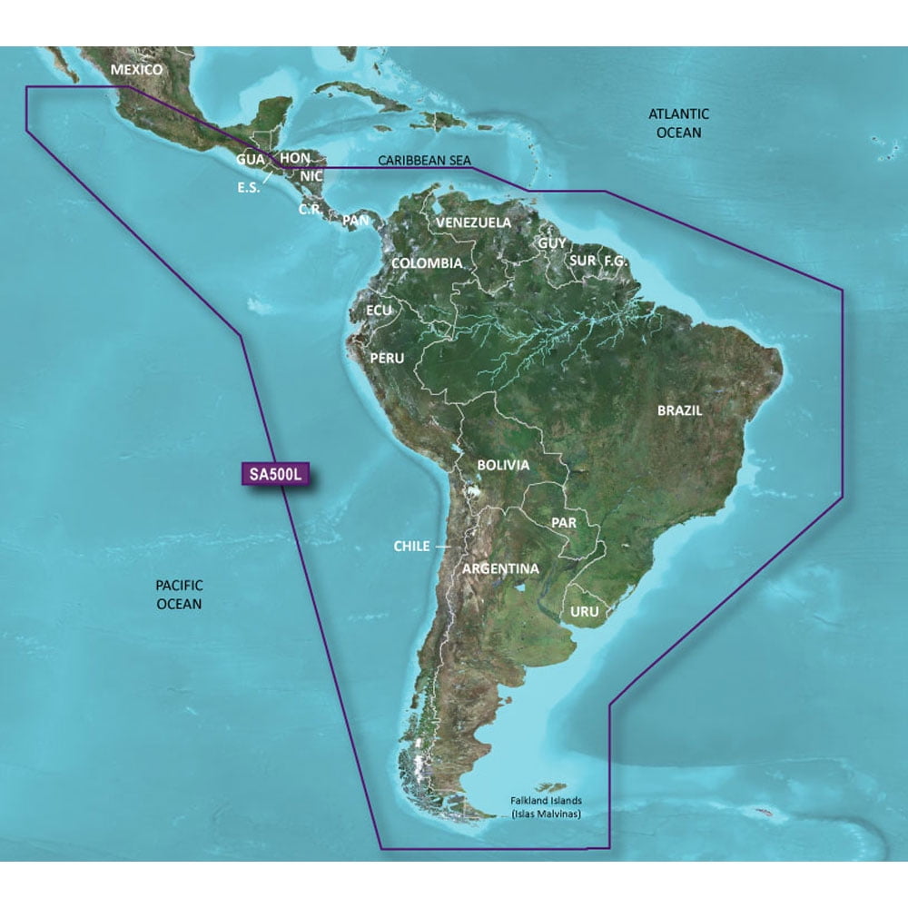 Garmin BlueChart? g3 HD - HXSA600X - South America - microSD?/SD? | Bundle of 2