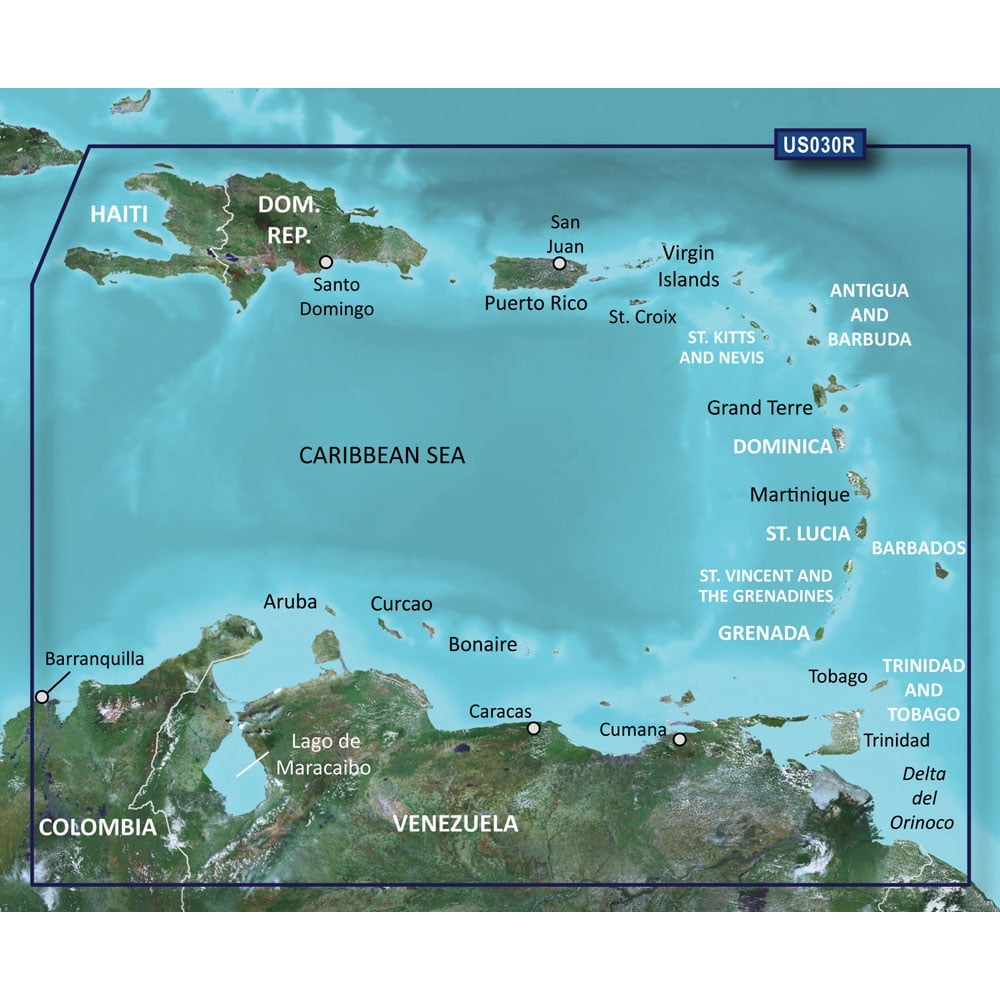 Garmin BlueChart? g3 HD - HXUS030R - Southeast Caribbean - microSD?/SD? | Bundle of 2