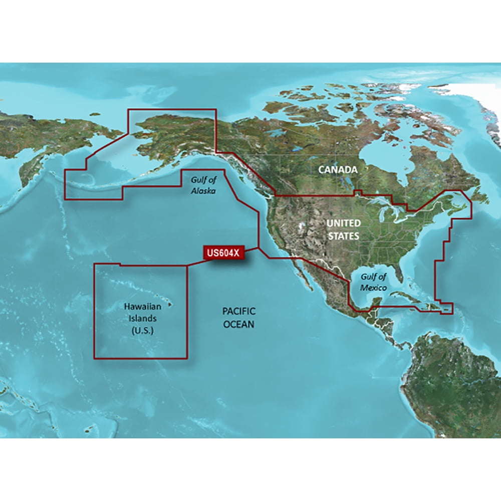 Garmin BlueChart? g3 HD - HXUS604x - Refurbished All & Canadian West - microSD?/SD? | Bundle of 2
