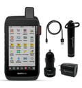 Garmin Montana 750i Rugged GPS Touchscreen Navigator with Wearable4U Ultimate Power Pack Bundle