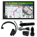 Garmin d¨¥zl OTR610, Large, Easy-to-Read 6¡± GPS Truck Navigator, Custom Truck Routing with Garmin dezl Headset 100, Single-Ear Premium Trucking Headset and Wearable4U Power Pack Bundle