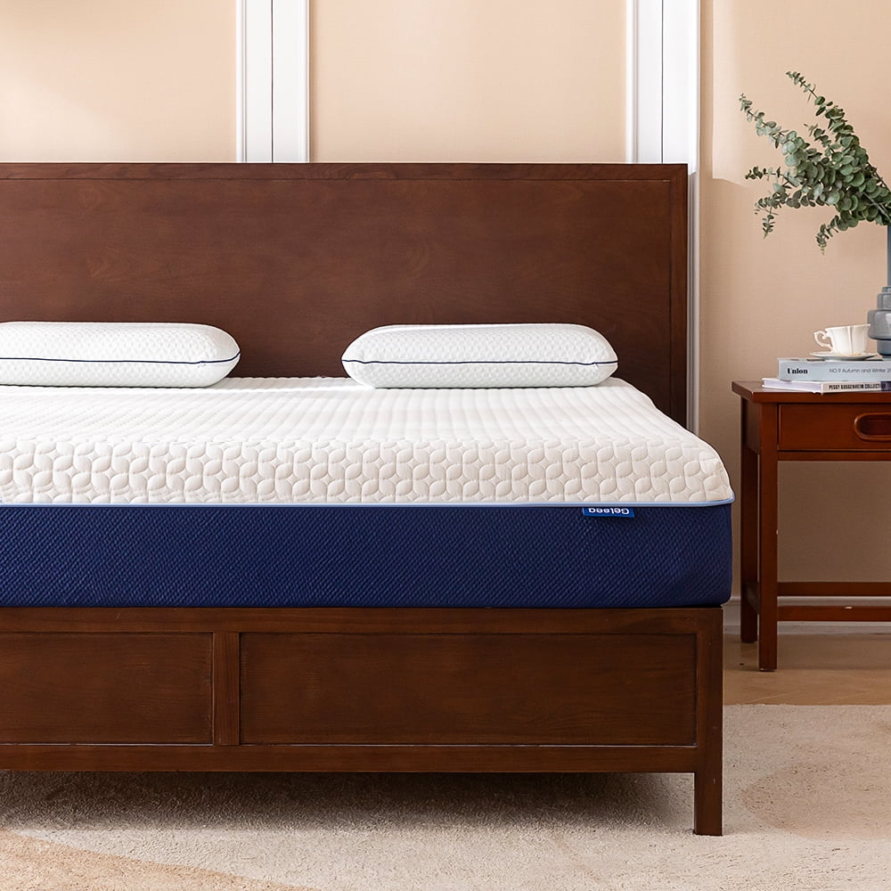 Gelsea Cooling Gel Memory Foam Mattress Made in USA,Hybrid Mattress with Breathable Cover,Bed in Recorder Box,Pressure Relieving,CertiPUR-US Certified (6 Inch, Twin)