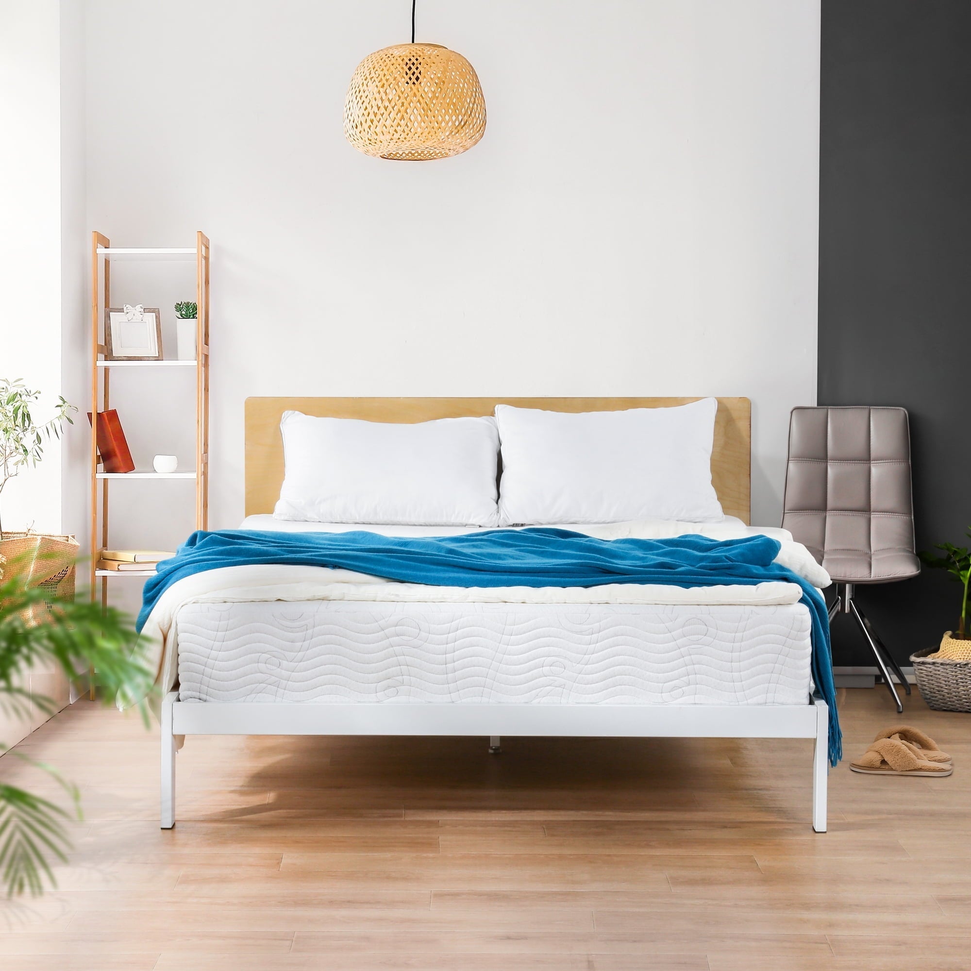 GrandRest 10 Gel Infused Pocket Spring Hybrid Mattress, Plush, Queen