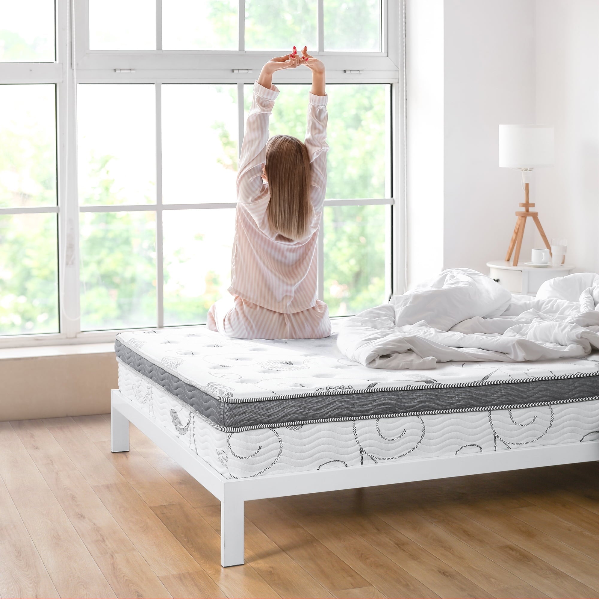 GrandRest 12'' Adult Ultra Support Hybrid Mattress, Full