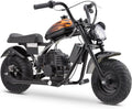 HOVER HEART Gas Mini Chopper Bike, DB004 Model 49.4 CC 2-Stroke Dirt Bike with Big Headlight, Premium Tire, Metal Frame, Disc Brakes, Max Load 165Lbs, Up Display 20Mph, EPA Approved