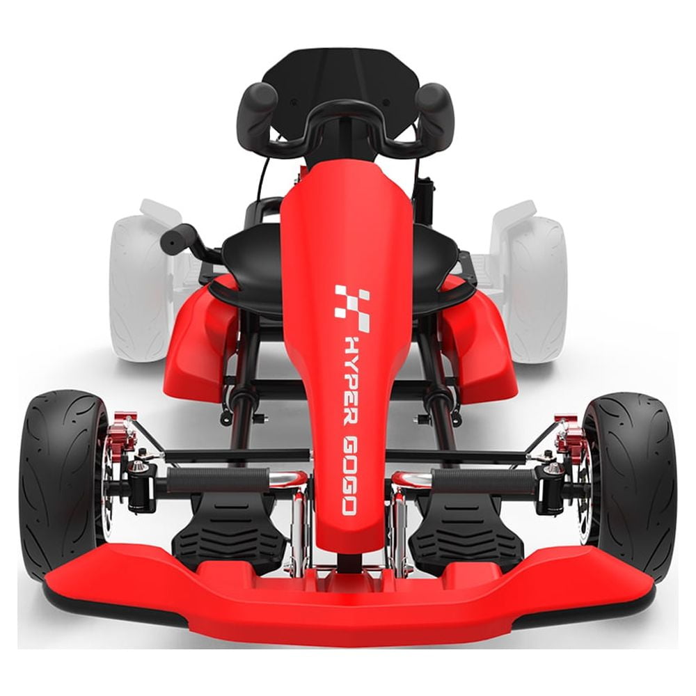 HYPER GOGO GoKart Kit - Hoverboard Attachment - Compatible with All Hover Boards,Red